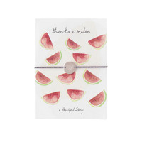 a beautiful story Schmuck Postkarte - Wassermelone