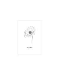 a beautiful story Grußkarte - Poppy