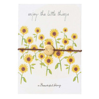 a beautiful story Schmuck Postkarte - Sonnenblumen