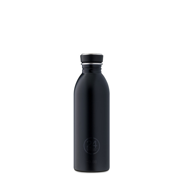 24Bottles - Urban Bottle 0,5 Liter tuxedo black stone