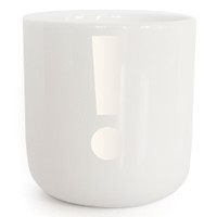 PLTY ! - Pearl white Glyphs Cup