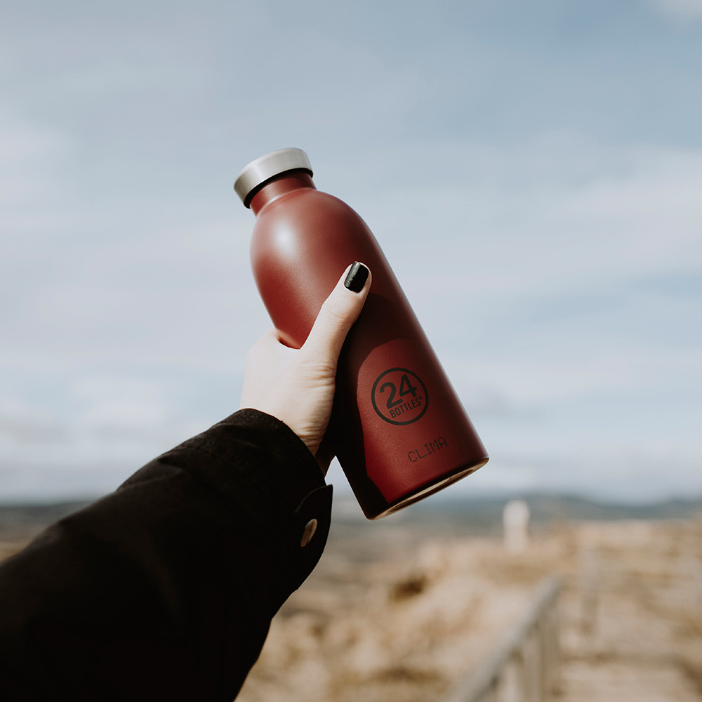 24Bottles - Clima Bottle 0,5 Liter country red